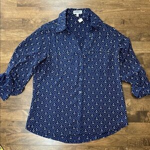 Express  Like New Women's Top with Anchors
